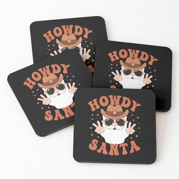 Item preview, Howdy Santa for Western Christmas designed and sold by ArtMeetsPizza.