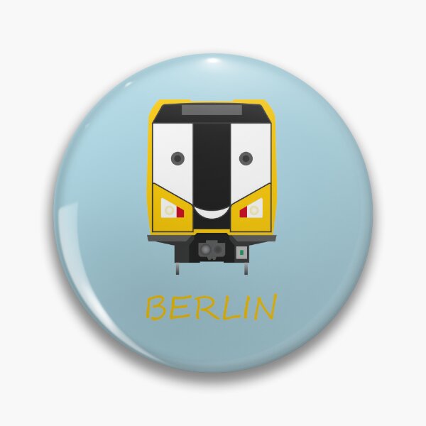 Artikelvorschau, Fröhliche U-Bahn - Berlin entworfen und verkauft von TransportTees.