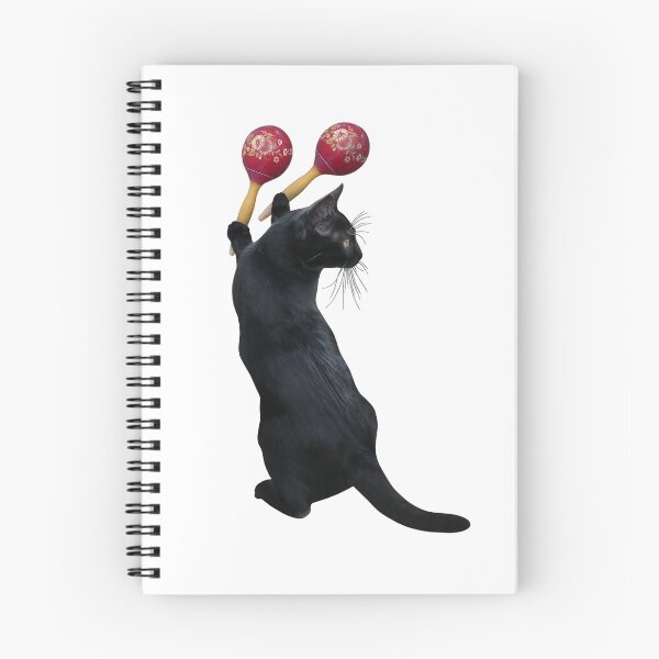 Item preview, Cat with Maracas designed and sold by catsclips.