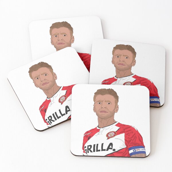 Item preview, Stevenage FC Carl Piergianni designed and sold by NowsynergyGFX.