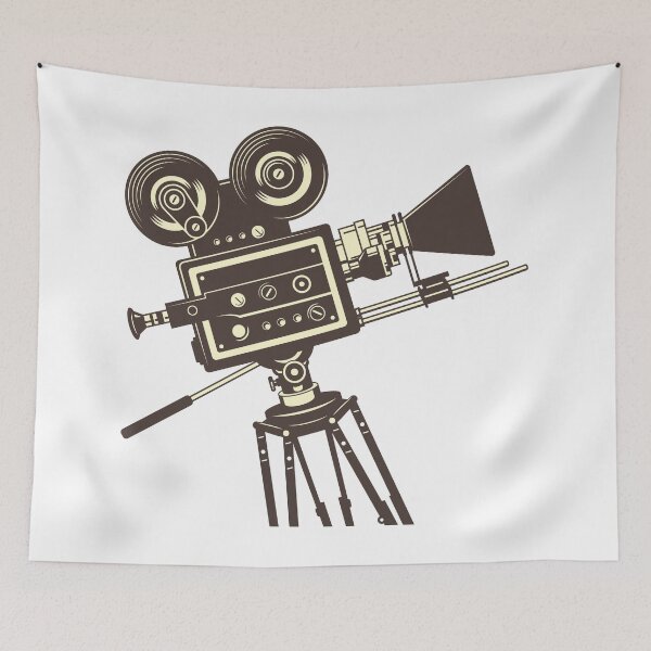 Item preview, Retro Movie Camera designed and sold by Islanr.