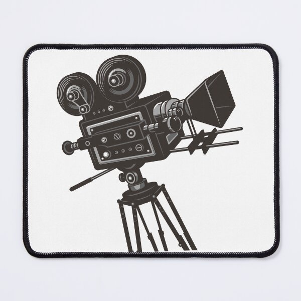 Item preview, Black Retro Movie Camera designed and sold by Islanr.