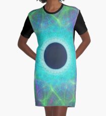 Eye of The Tortoise | Fractal Art by Douglas James Graphic T-Shirt Dress