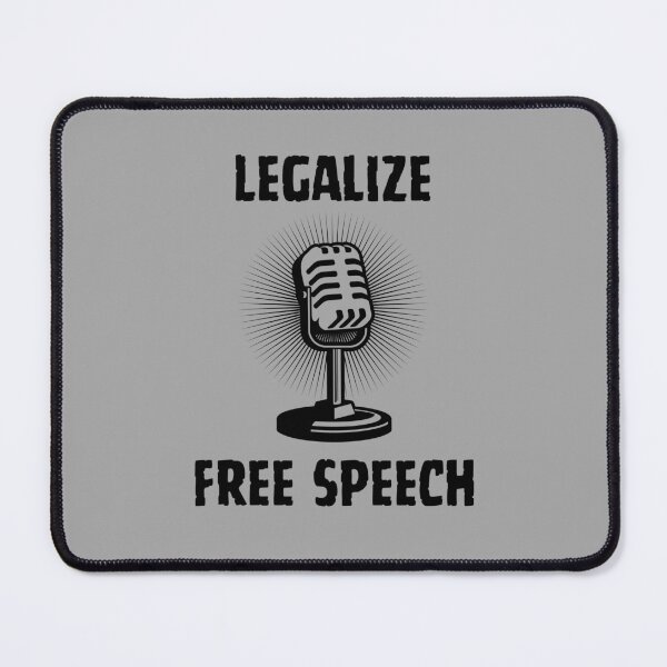 Item preview, Legalize Free Speech Microphone designed and sold by tumbleweedphoto.
