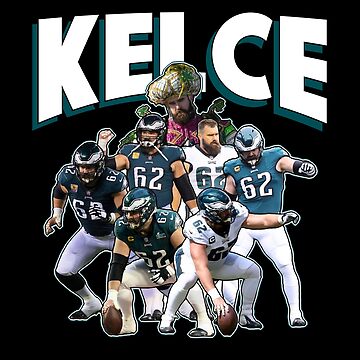 Jason Kelce 62 Eagles Essential T-Shirt by fezztee