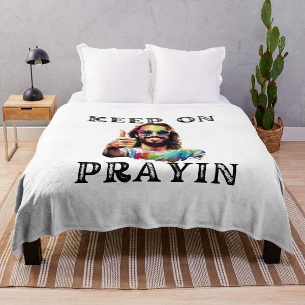 Item preview, Jesus Christ Saying Keep On Prayin designed and sold by Culveays.