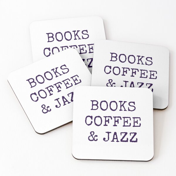 Item preview, Books coffee and Jazz designed and sold by Inspirationmotivation.