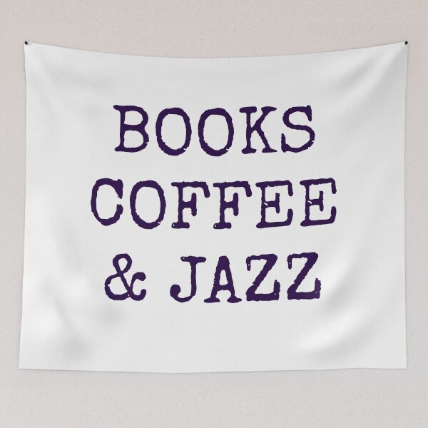 Item preview, Books coffee and Jazz designed and sold by Inspirationmotivation.