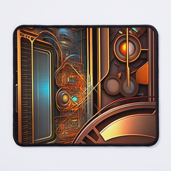 Item preview, “Cyberpunk Mosaic: Futuristic Circuit Art” designed and sold by Art-Vortex-fr.