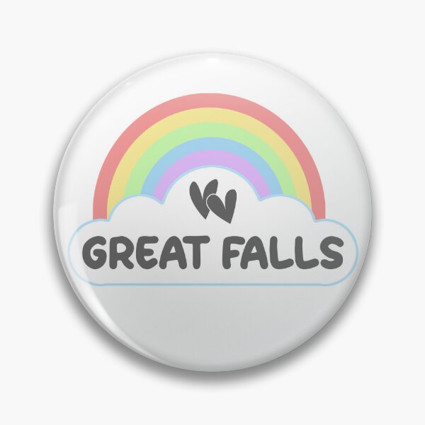 Item preview, Great Falls Gay Pride Rainbow - LGBTQIA designed and sold by prideparadise.