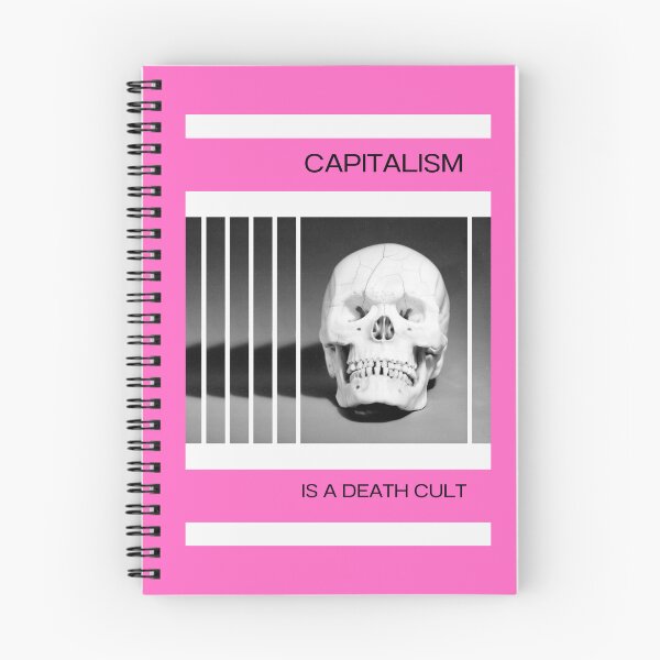 Item preview, Capitalism Is A Death Cult - Barbie Pink designed and sold by AnimaliaStar.