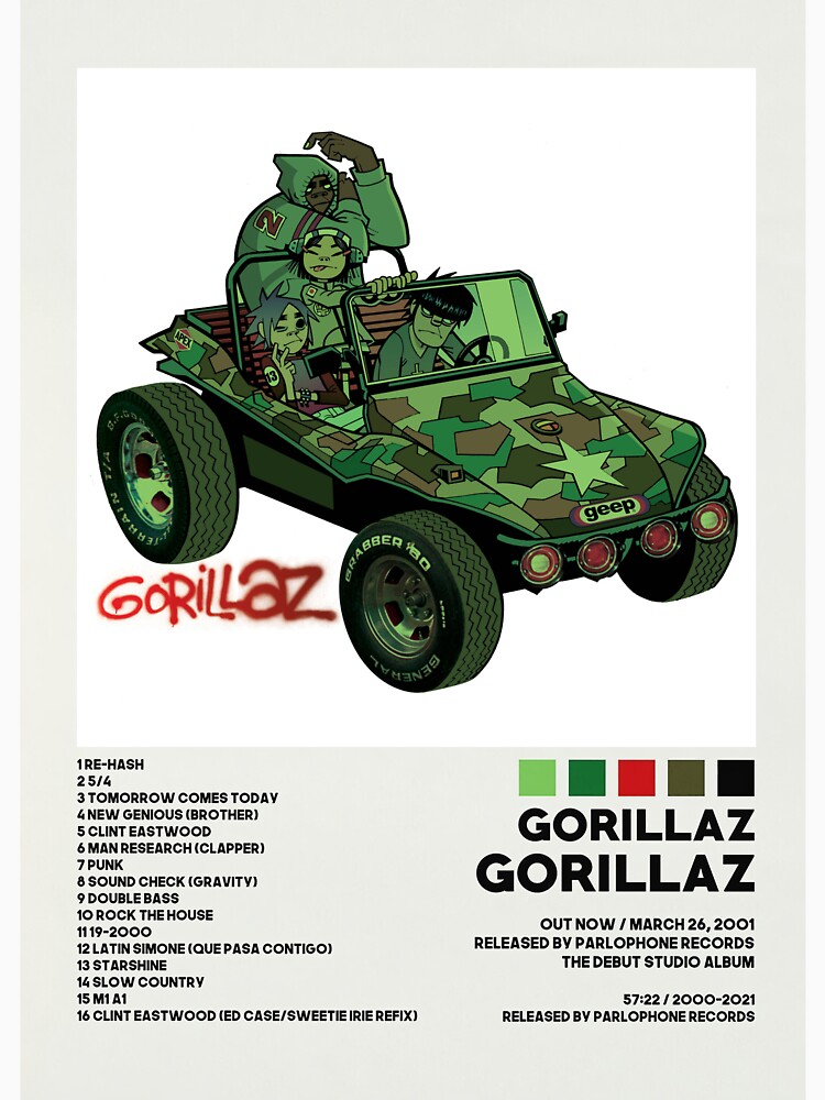 Discover GORILLAZBAND Minimalist Album Cover  003 Classic T-Shirt