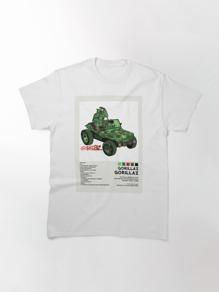 Disover GORILLAZBAND Minimalist Album Cover  003 Classic T-Shirt