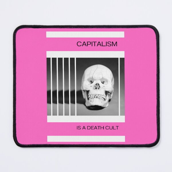 Item preview, Capitalism Is A Death Cult - Barbie Pink designed and sold by AnimaliaStar.