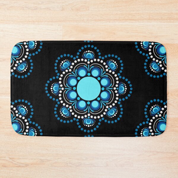 Item preview, Blue Moons Dot Mandalas designed and sold by Triplicate Limited.