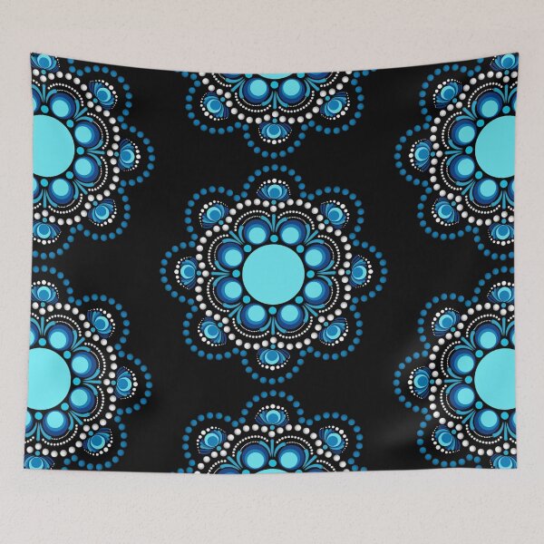 Item preview, Blue Moons Dot Mandalas designed and sold by Triplicate Limited.