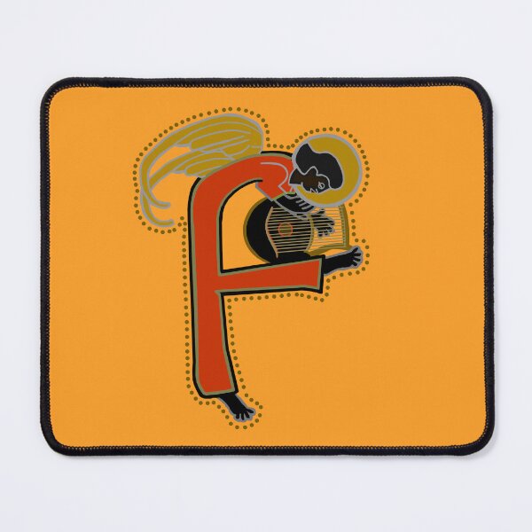 Item preview, Dark Angel letter F Ochre designed and sold by Donnahuntriss.