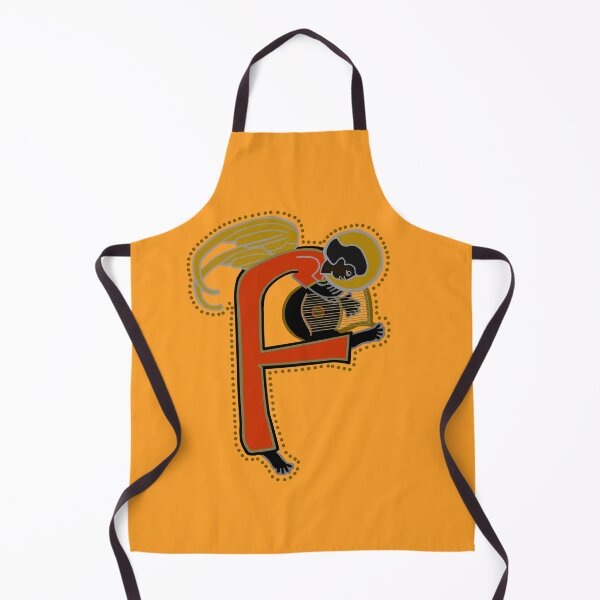 Item preview, Dark Angel letter F Ochre designed and sold by Donnahuntriss.