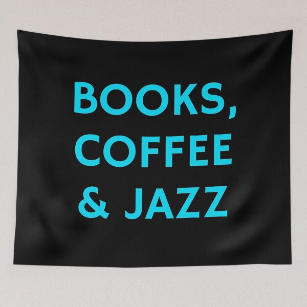 Item preview, Books coffee and Jazz  designed and sold by Inspirationmotivation.