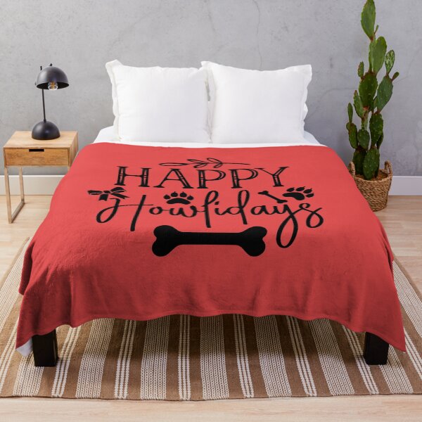 Item preview, Happy Howliday Christmas Animal Lovers Holiday Design designed and sold by ArtMeetsPizza.