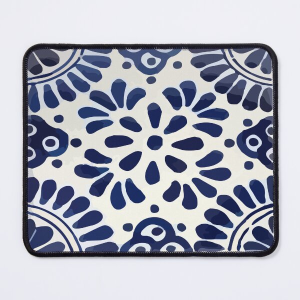 Item preview, Blue tile classic drop mexican talavera rustic ceramic azulejo designed and sold by T-Mex.