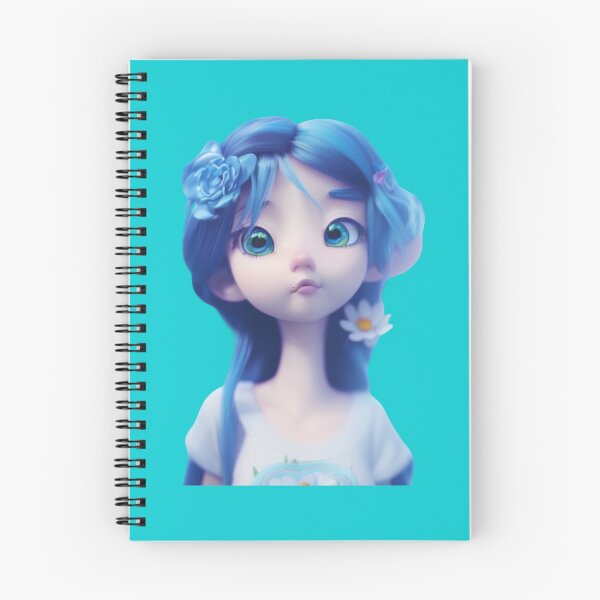 Item preview, The beautiful cute Japanese girl wears cute Japanese clothes and puts flowers on her hair designed and sold by CarmelaSam.