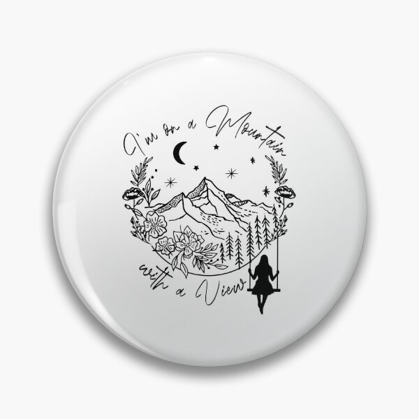 Item preview, I'm on a Mountain with a View designed and sold by CarmelaSam.