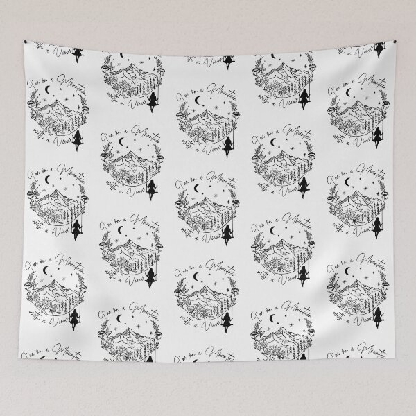 Item preview, I'm on a Mountain with a View designed and sold by CarmelaSam.