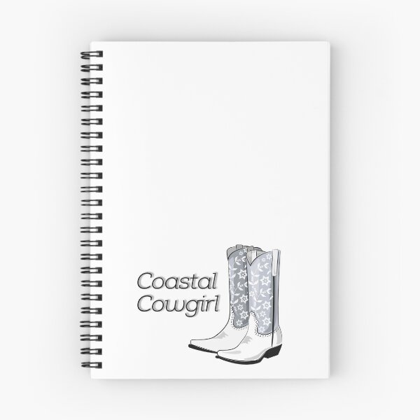 Item preview, “Coastal Cowgirl” with pretty white boots  designed and sold by HazmatDesigns.