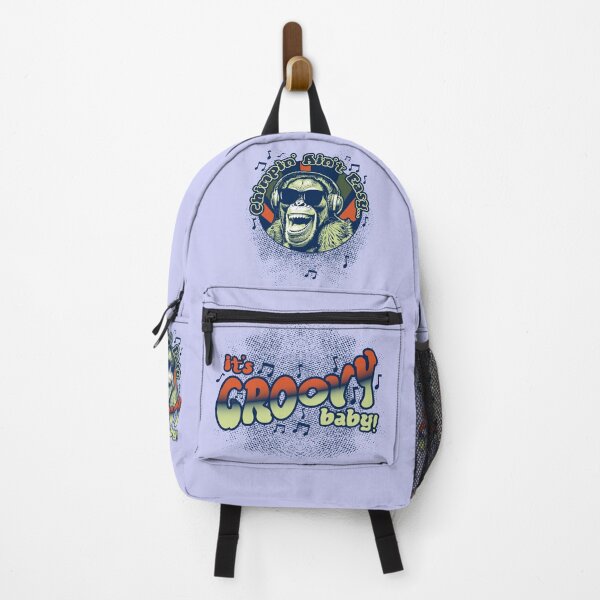 Item preview, Chimpin Ain't Easy It's Groovy Retro DJ Music Monkey designed and sold by CRHPOD20.