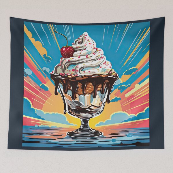 Item preview, Pop Art Hot Fudge Sundae designed and sold by Shannon Hilson.