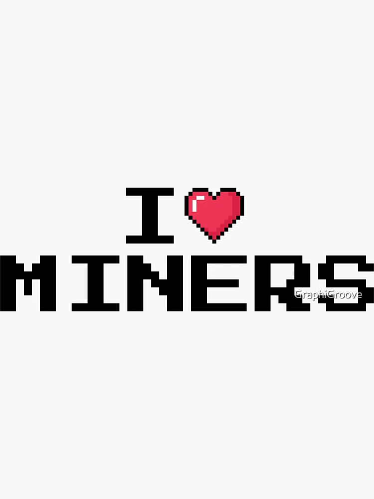 I Love Miner Funny I Love Mincraft Gamer Funny Game Lover Matching