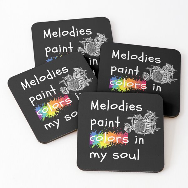 Item preview, Melodies paint colors in my soul designed and sold by pol255.