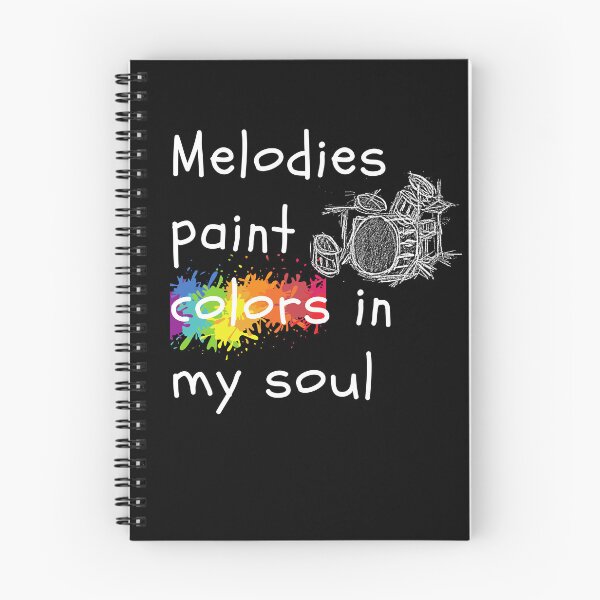 Item preview, Melodies paint colors in my soul designed and sold by pol255.