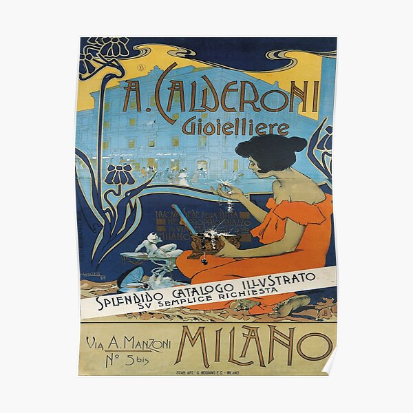 1900/'s Italy Bitter Pastore Milano Food /& Wine Advertisement Art Poster Print