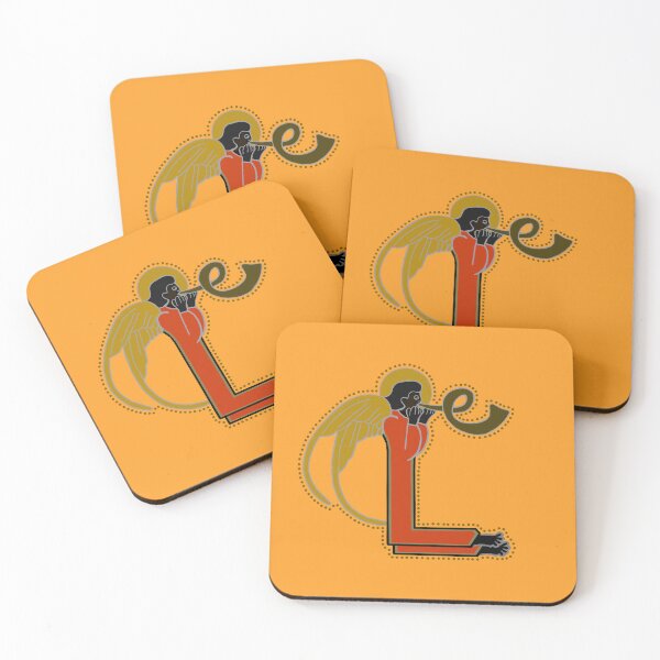 Item preview, Dark Angel letter L Ochre designed and sold by Donnahuntriss.