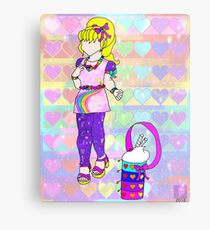 Star Party- Pink version Metal Print