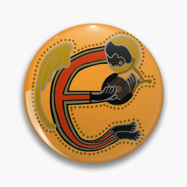 Item preview, Dark Angel Letter E Ochre designed and sold by Donnahuntriss.