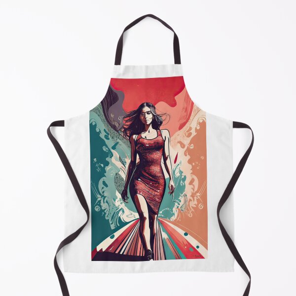 Item preview, woman in red designed and sold by GFORCE_SHOP.