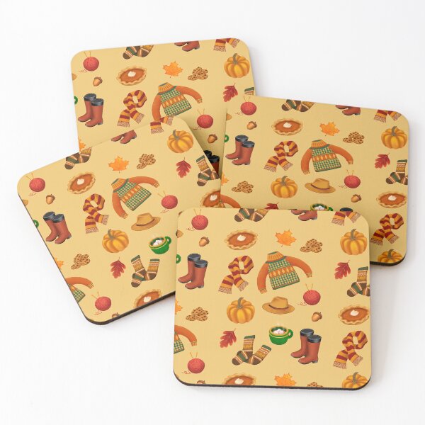 Item preview, Time for Autumn! All the Cozy Fall Things designed and sold by Sang Oh.