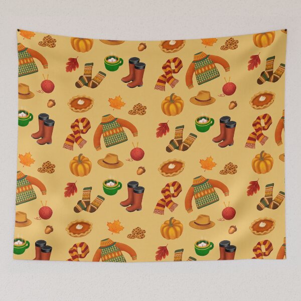 Item preview, Time for Autumn! All the Cozy Fall Things designed and sold by Sang Oh.