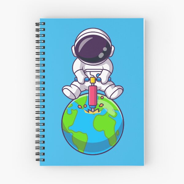 Item preview, Astro-Explorer: The Cute Astronaut Drilling Earth's Mysteries" designed and sold by hjian8219.