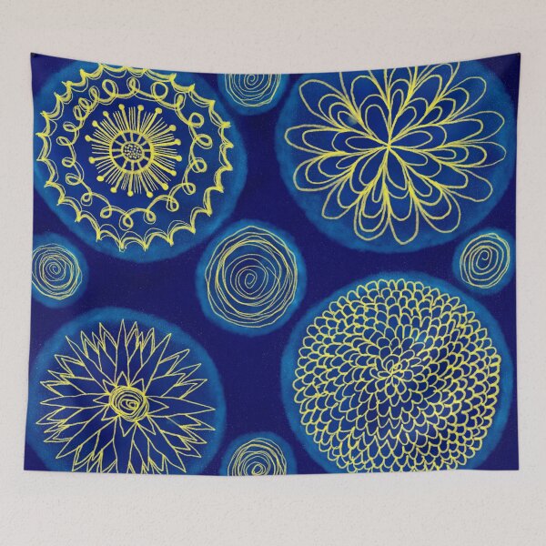 Item preview, Gold & Blue designed and sold by Leanne Morin.