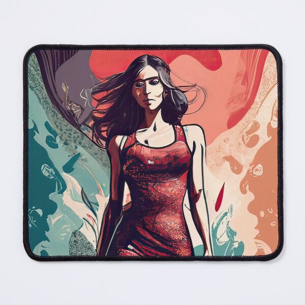 Item preview, woman in red designed and sold by GFORCE_SHOP.