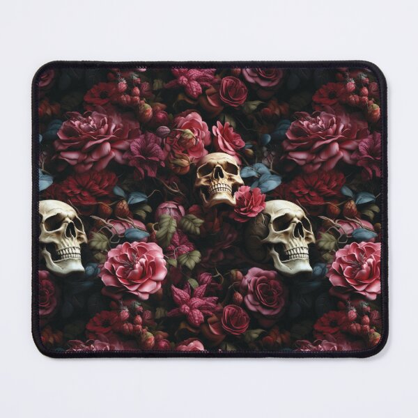 Item preview, Skulls and Roses designed and sold by PatternCabinet-.