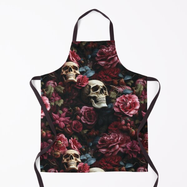Item preview, Skulls and Roses designed and sold by PatternCabinet-.