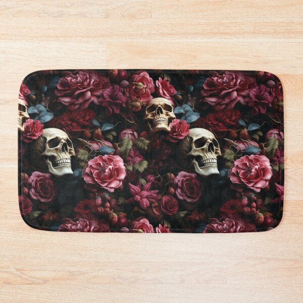 Item preview, Skulls and Roses designed and sold by PatternCabinet-.