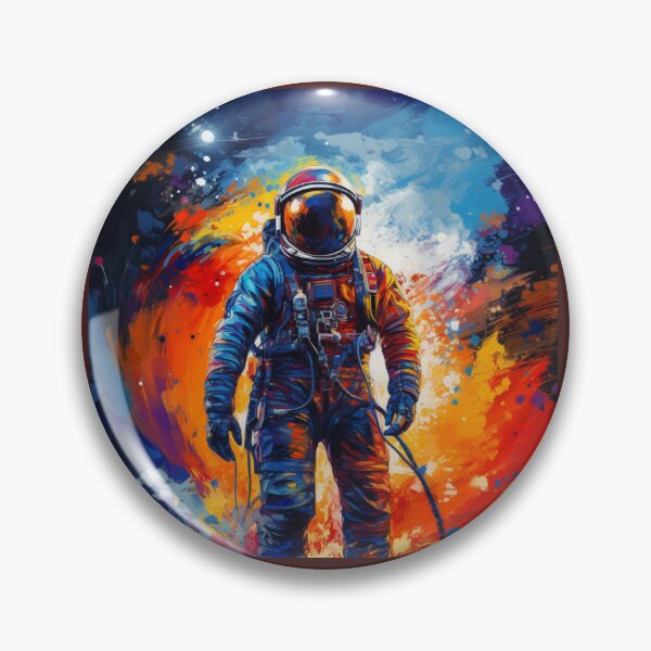 Artikelvorschau, Astronauten-Weltraumuniversum Moderne Kunst 3 entworfen und verkauft von abundancevibes.