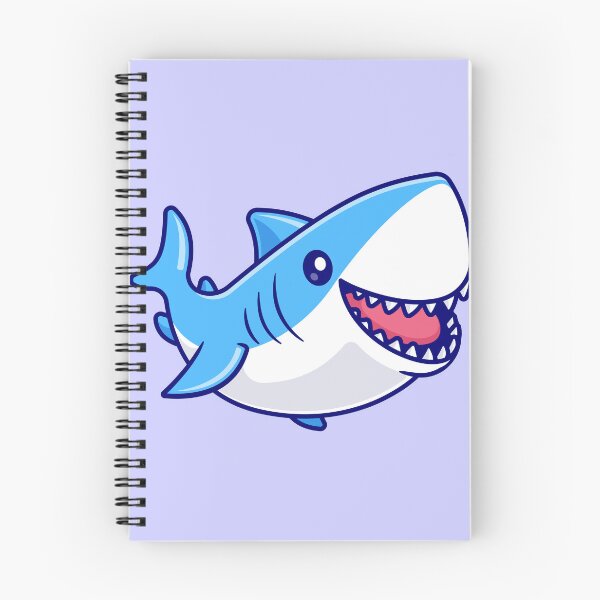 Item preview, Adorable Aquatic Adventure: Cute Shark Swimming designed and sold by hjian8219.