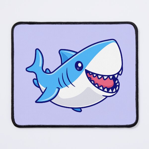 Item preview, Adorable Aquatic Adventure: Cute Shark Swimming designed and sold by hjian8219.
